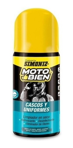 Imagen 1 de 4 de Oferta Del Dia Eliminador Olores Casco Spray Simoniz Moto Bi