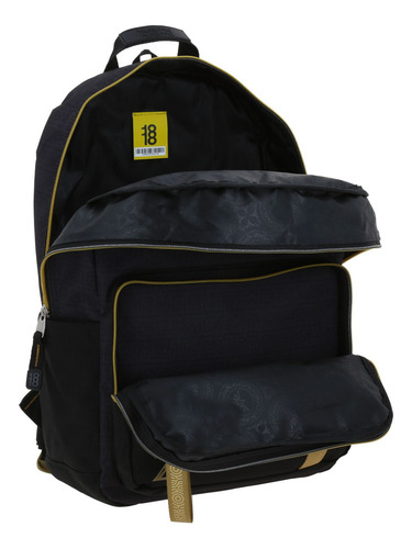 Mochila Grande Chenson Juvenil 1818 Zelda Mipha Color Negro