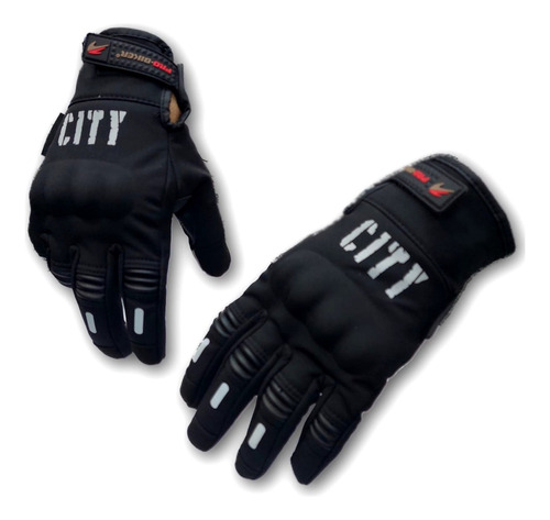 Guantes Impermeables City Color Negro Talla L Aldrich Moto