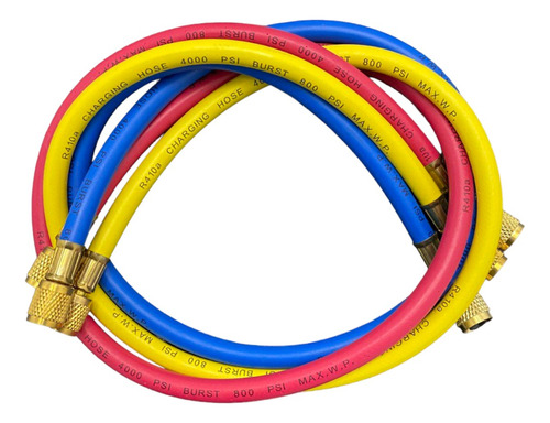 Manifold Completo R410 Cuerpo Bronce C/visor Juego Mangueras