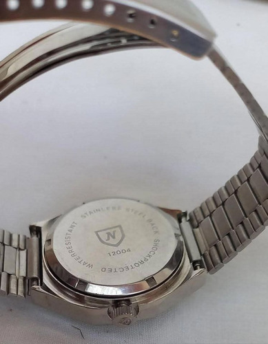 Reloj Nivada King 17 Jewels Swiss Plateado Plateado Beige (Usado)