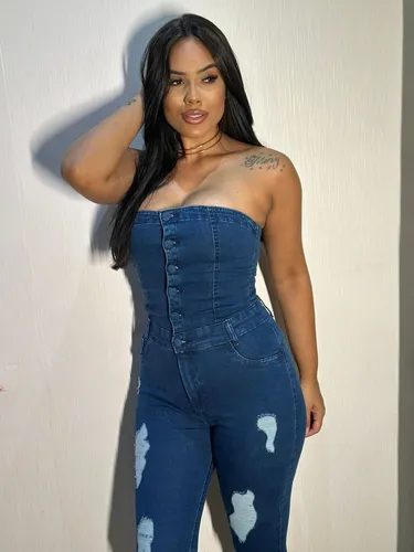 Salopete calca store jeans