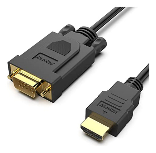 Cable Hdmi A Vga Benfei, 3 Líneas, Compatible Con Pc, Monito