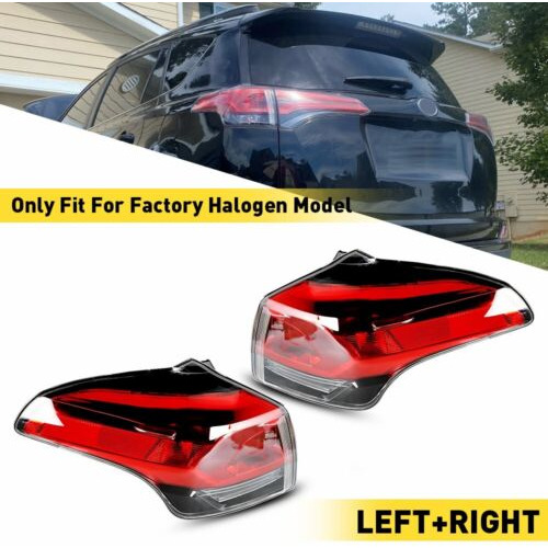 Tail Light Red Lens For 2016-2018 Toyota Rav4 Driver Pas Oad