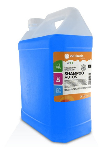 Shampoo Para Autos 5 Litros - Prolimpio