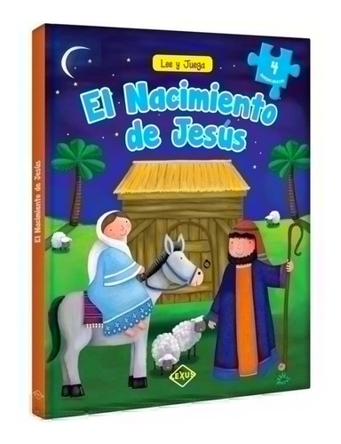 El Nacimiento De Jesús - Libro Rompecabezas - Español