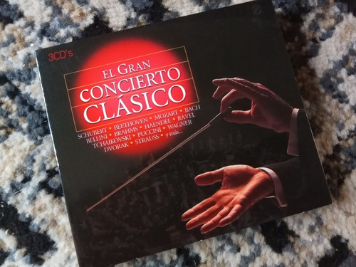 El Gran Concierto Clásico Cd Triple Beethoven Bach Ravel