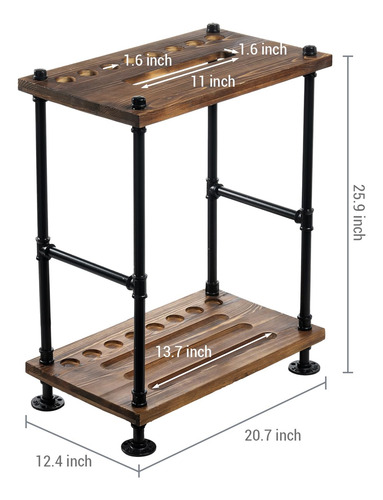 Soporte Rústico Para Tacos Y Bolas De Billar