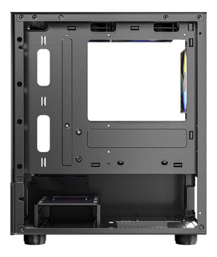 Gabinete Gamer Antec Cx200m Rgb Elite Vidro 5 Fans 120mm
