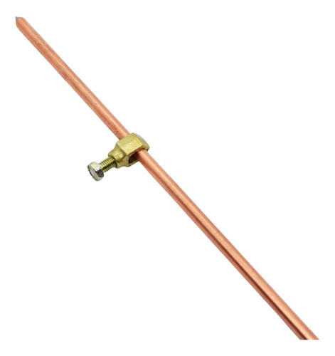 Jabalina Cobreada De 3/8'' X 1m Con Tomacable