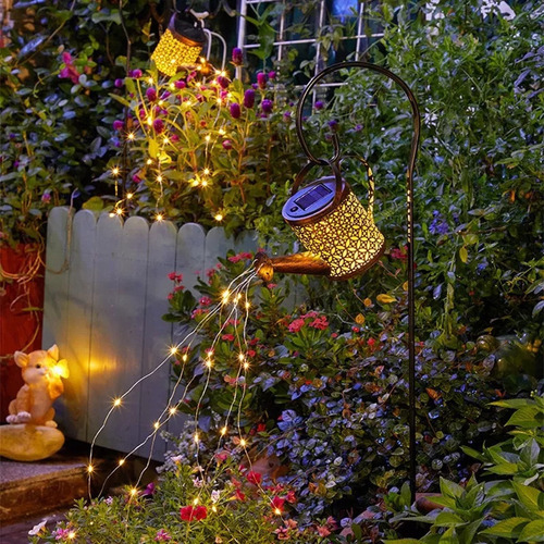 Novo Luz De Jardim Solar Conduzida Com Regador De Fio De .