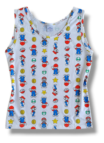 Kit 5 Regata Moda Feminina Básica Estampada Malha
