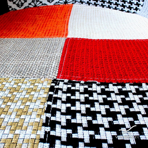 Imagen 8 de 8 de Silla Poltrona Eames Patchwork Delhi Vincenzi R2740