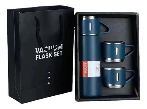 Set Termos De Agua Caliente Vasos Termicos Cafe + 3 Tazas