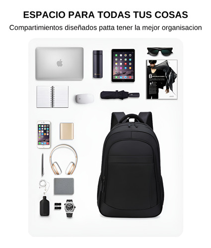 Mochila De 45 Litros Impermeable Con Bolsillo Para Notebook
