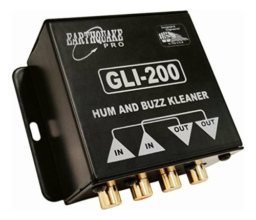 Earthquake Sound Gli-200 Hum And Buzz Kleaner 600 Ohm Rca,