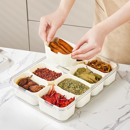 Refrigerador De Alimentos Con Múltiples Rejillas De Plástico