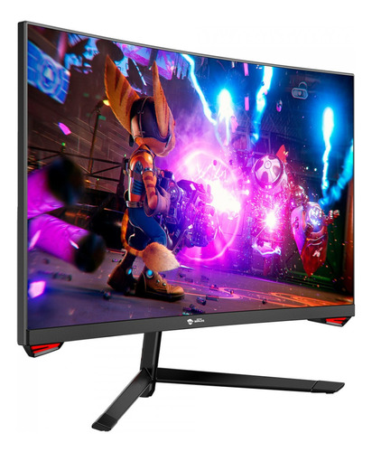 Monitor Gamer Ninja , 23.6 Pol, Curvo, Full Hd, 1ms, 180hz Cor Preto 127/220v