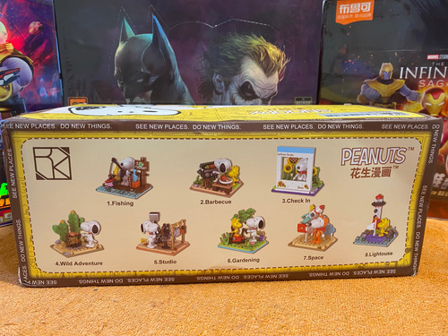 Peanuts Snoopy Blokes Sorpresa (amarillo) 2 X $330 1 Snoopy Cajita Sorpresa (Usado)