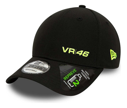 Gorro Vr46 Repreve Logo Gorro De Béisbol Negra Sombrero