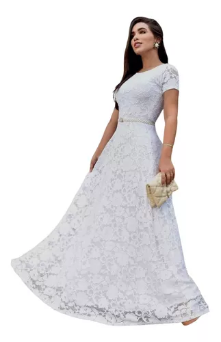 Vestidos De Noivas - Vestido Noiva Princesa Renda Elegante Luxo Barato de  Mercado Livre - Julianorenata33 ************ATENÇÃO***********VESTIDO  IMPORTADOPRAZO DE ENTREGA 40 A 60 DIASVESTIDO ACOMPANHA ANAGUA Tamanho: L ·  Comprar todos os