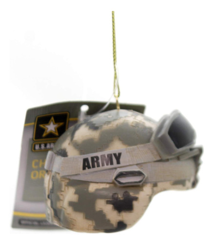 Adorno Navideño De Casco De Combate Del Ejército De Los E.