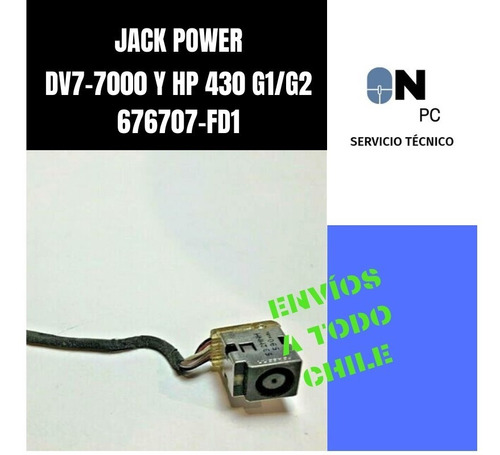 Jack Power Hp Pavilion Dv7-7000 Y Hp 430 G1/g2 676707-fd1 