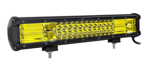 Barra Luz Led 15  216 W Trabajo Ambar Haz Para 4 X