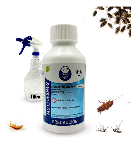 Mata Cucarachas, X-termin Flow 100ml (biothrine) Sin Olor