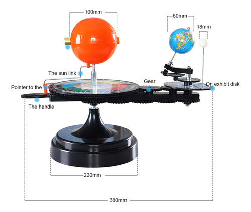 Nuevo Modelo Orbital Tierra S-un Planetario Luna Solar
