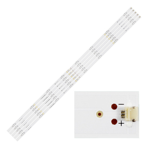 Kit Leds Hisense 55r6e (5tiras 8led) - Aluminio, Nuevo