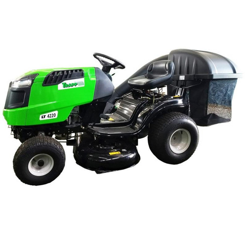 Trator Para Cortar Grama 20hp 4t Gasolina Trapp + Recolhedor