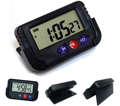 Reloj Carro Digital Alarma Multiusos Cronómetro + Bateria