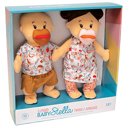 Manhattan Toy Wee Baby Stella Peach 12   Soft Baby Twin Doll