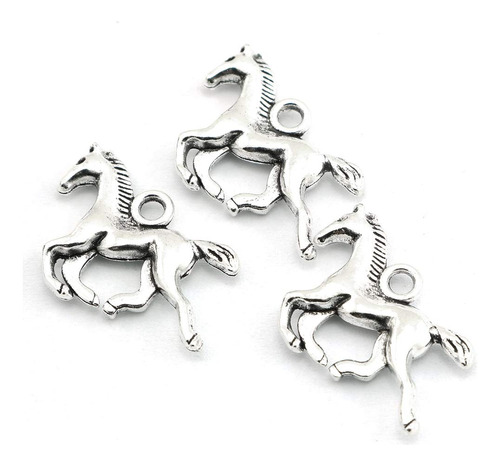 Lind Kitchen 50pcs Caballo Charms Colgantes Aleación Diy P.