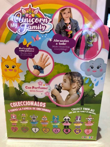Imagen 8 de 9 de Perrita Perfumada My Unicorn Family Que Abraza. Kreker