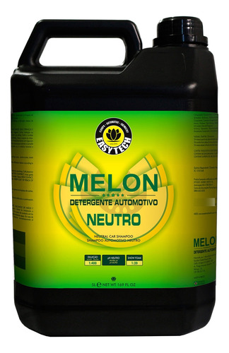 Melon Shampoo 1:400 Concentrado 5l Ph Neutro Easytech