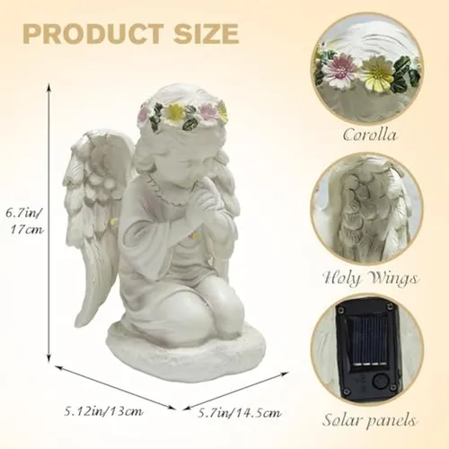 Estatuas Solares De Ángel Para Jardín, Esculturas