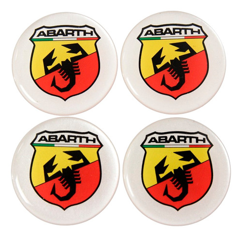 Adesivo Emblema Resinado Roda Fiat 48mm Cl36