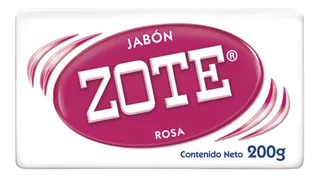 Jabón De Lavandería En Barra Rosa Zote 200g
