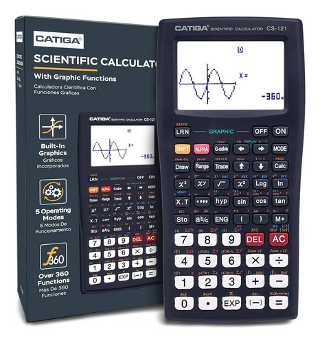 Calculadora Científica Con Funciones Gráficas Catiga 