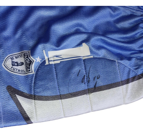 Uniforme Pachuca Portero 2001 Firmado Miguel Calero Campeón (Usado)