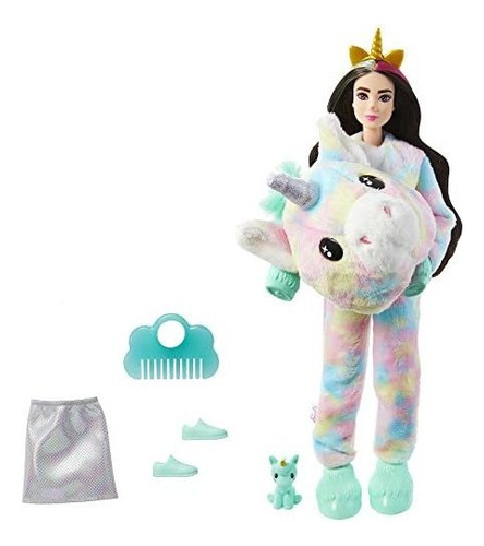 Muñeca   Cutie Reveal Fantasy Series Con Unicornio