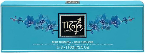 Maja España Jabón Perfumado Aqua Turquesa 3pz 100g C/u