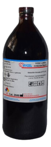 Solución Yodo Lugol Concentrado 500ml Hycel