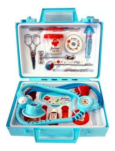 Imagen 2 de 2 de Valija De Juguete Julian Doctor Set Juego Doctor Médico