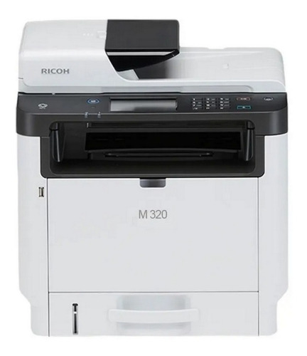 Impresora multifunción Ricoh M320 gris y negra 220V - 240V