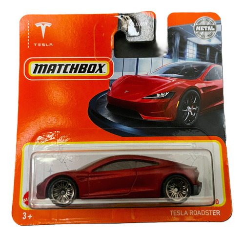 Matchbox Tesla Roadster (2021) - Tarjeta Corta