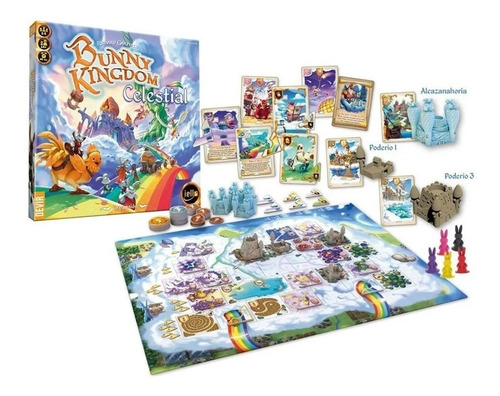 Imagen 2 de 2 de Juego de mesa Bunny kingdom in the sky (Expansión) Buró Iello