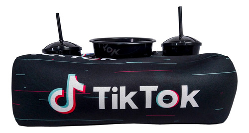 Imagem 2 de 8 de Presente Almofada Pipoca Isoflex 1 Balde E 2 Copos Tik Tok